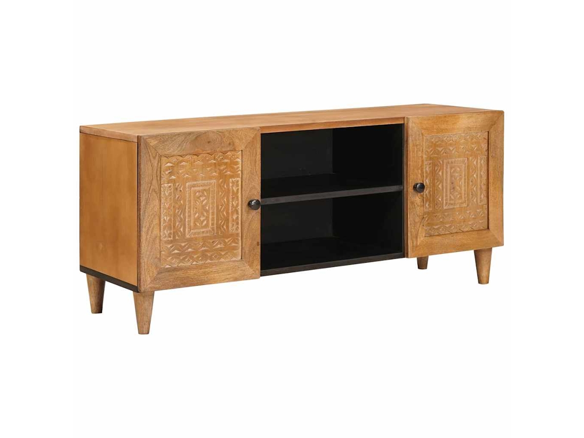 Vidaxl Unidades De Tv Com Prateleira Marrom Claro 105 X 33 X 46 Cm
