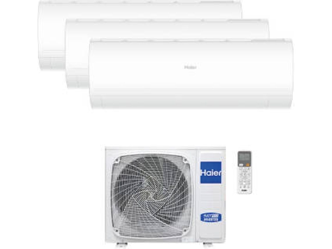 Ar Condicionado Multi-Split HAIER Tide Premium (9000+9000+9000 BTU - 18+18+18 m2 - Branco)