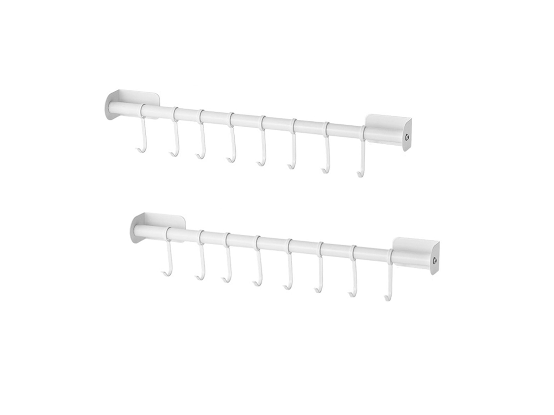Suporte de Barra Suspensa Branco 50cm BRILVIBERA