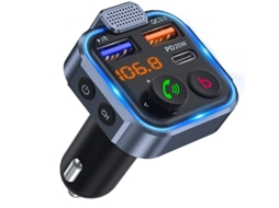 Transmissor Fm Bluetooth Yizhood Bt23l Pd3.0 Type C 20w Preto