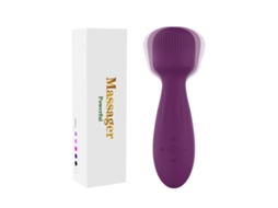 Massageador Corporal, Mini Massageador, Sem Fio e Silencioso, 5 Velocidades e 5 Modos, Massageador Pessoal, Vermelho