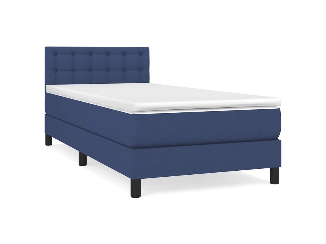 Box Spring Bed, Box Spring Beds Vidaxl Azul Tecido (80 X 200 Cm)