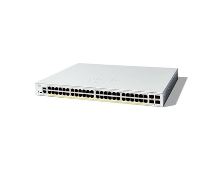 Commutador Cisco Catalyst 1300 48p 4x Gerido 48 Portas Montável Em Rack