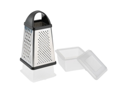 Ralador Westmark De Quatro Lados Em Aço Inoxidável Com Bandeja Coletora Kitchenaid Prata