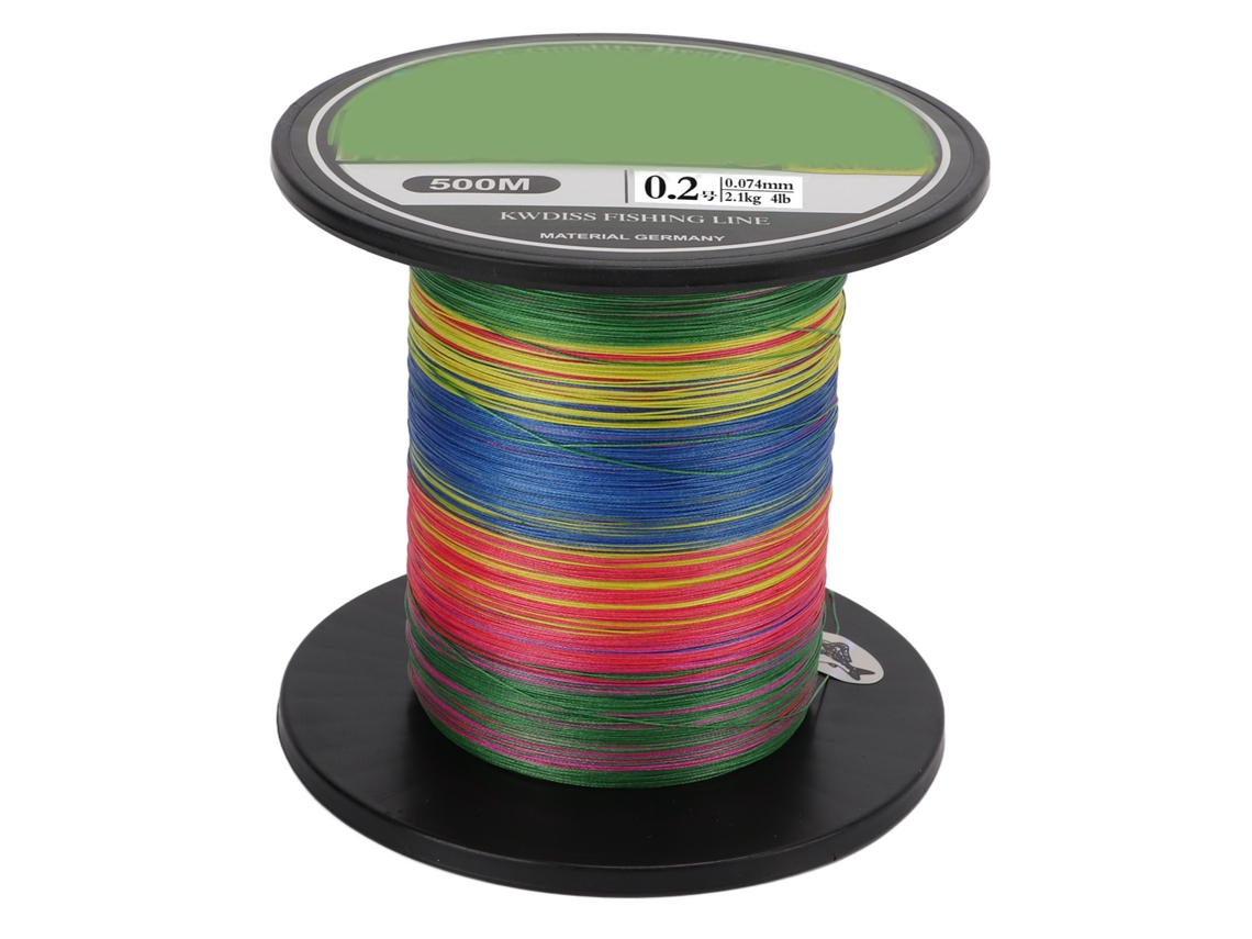 Linha de Pesca Pe 500m 8 Fios para Salmão