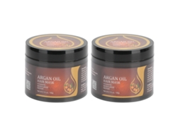 2pcs Máscara Capilar Hidratante Reparo De Danos Tratamento Anti-frizz Nutritivo Para Cabelo