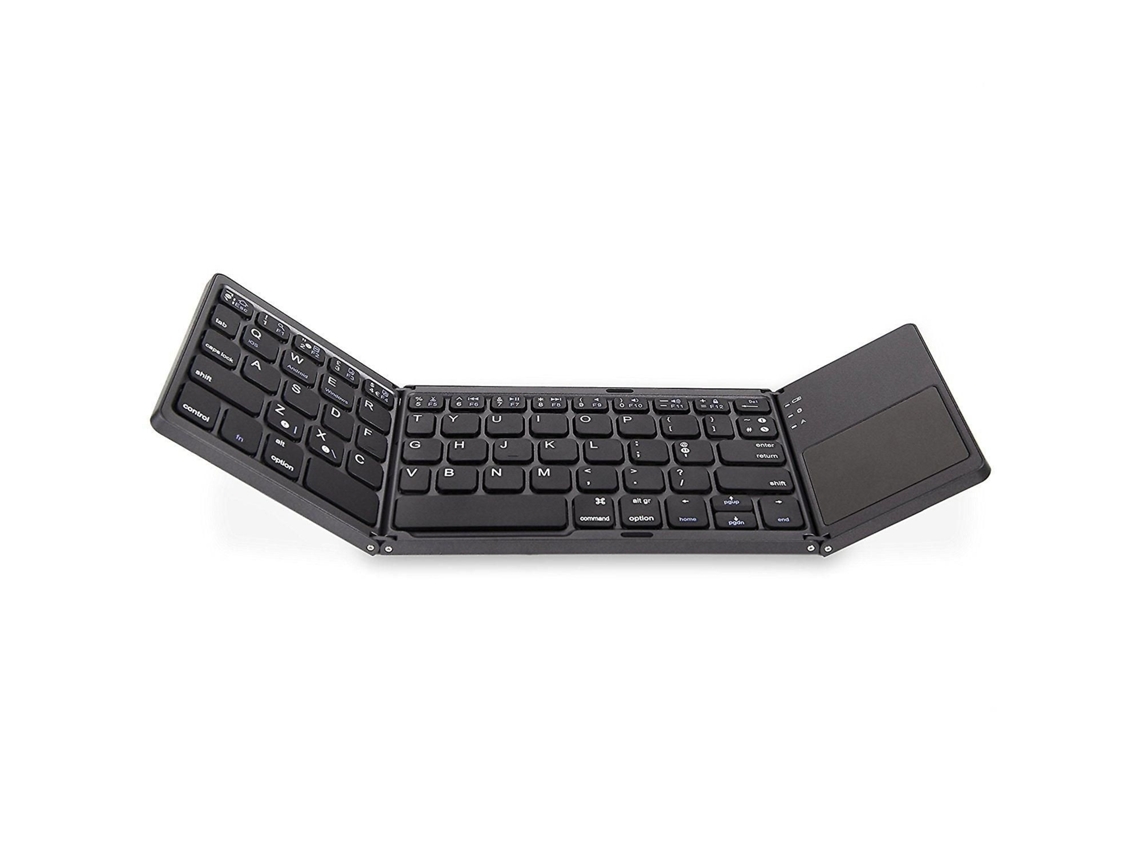 Mini Teclado Dobrável Sem Fio Bluetooth TAISHENGDA