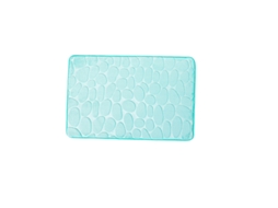 Tapetes de Banho Antiderrapantes Absorventes de Secagem Rápida para Decoração de Banheiro Novo Azul EVELTEK 40x60cm