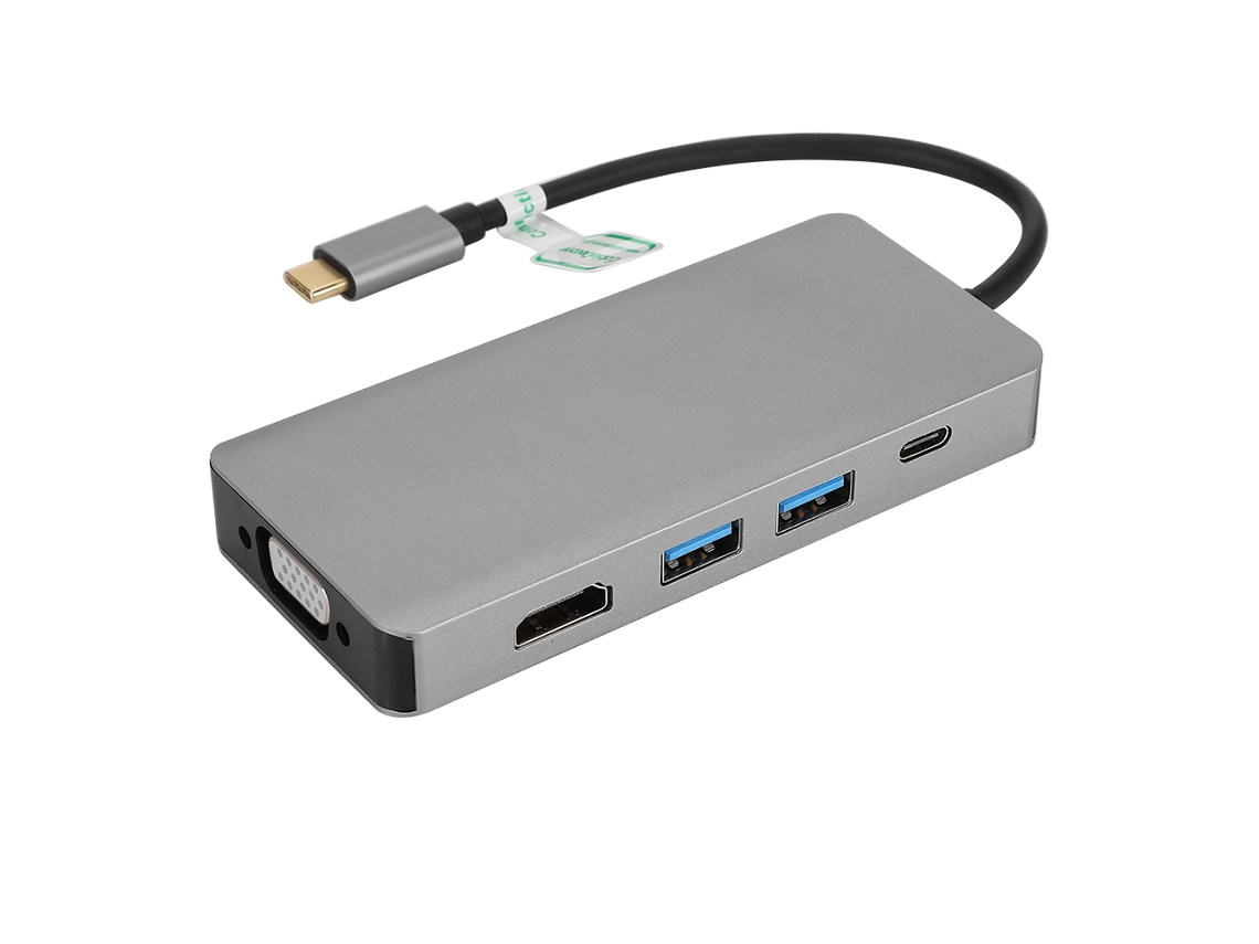 Estação De Docking (display Dual Hdmi, Expansão Usb) Estação De Docking Type-c 5-em-1
