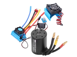 Conjunto Motor Brushless 3650 2300kv Esc 45a Carro Rc 1/10
