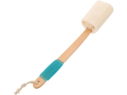 Escova De Banho Esfoliante Silicone Antiderrapante Anneome Com Cabo Longo E Curvo Em Formato Bucha Vegetal Para Limpeza