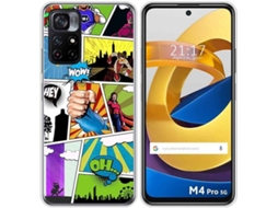 Capa Xiaomi POCO M4 Pro 5G TUMUNDOSMARTPHONE Comic Multicor
