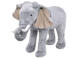 Elephant Toy, Elephant Toys Vidaxl Cinzeto Tecido (n/a)