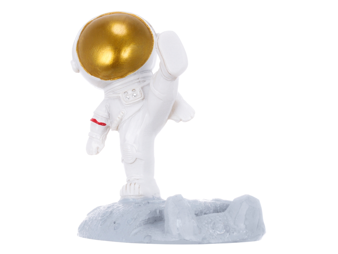 Suporte Celular Astronauta Tomfeel Dourado Prateado Worten