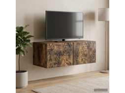 Vidaxl Gabinete De Tv De Parede 78,5 X 31 Cm Carvalho Fumado
