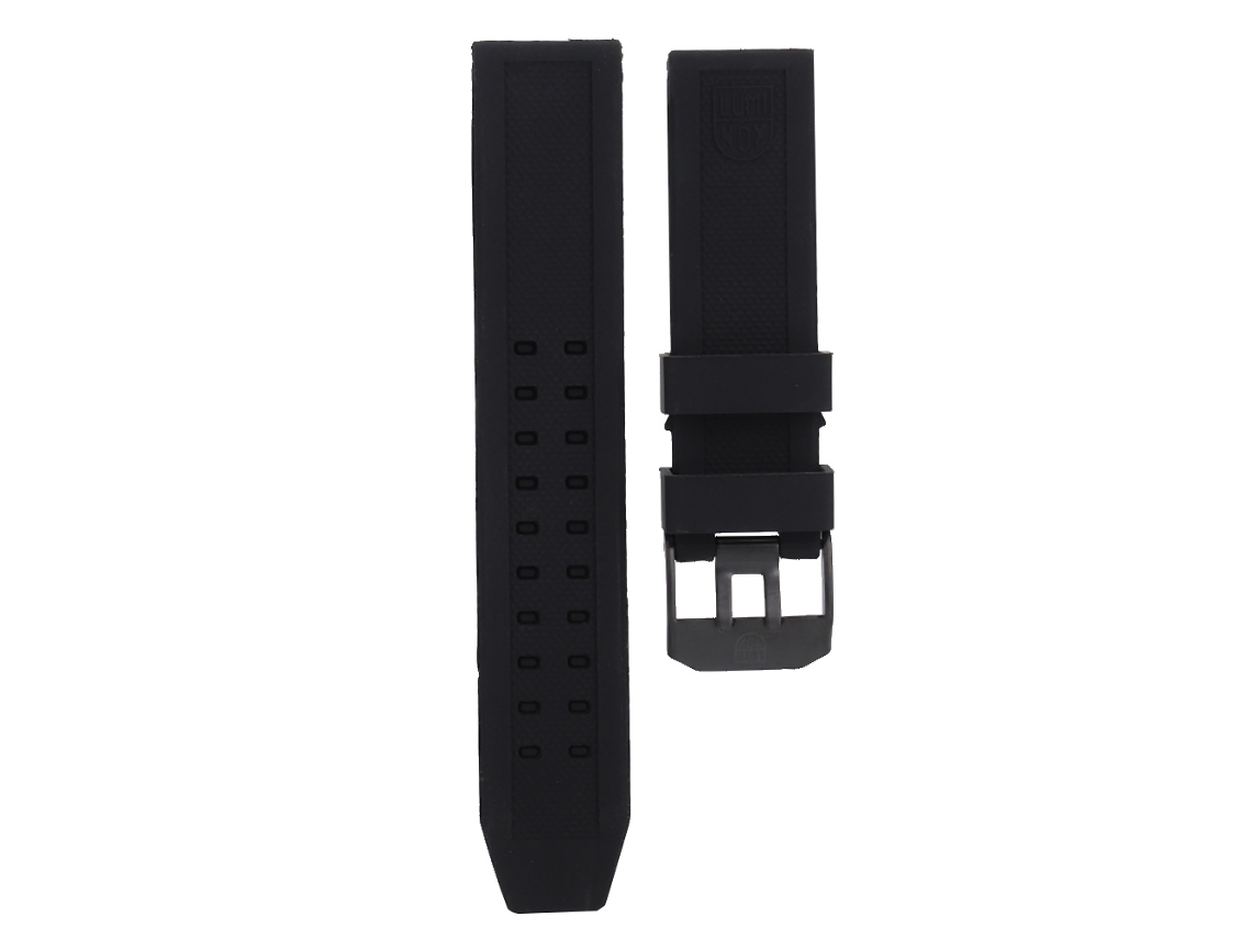Pulseira de Relógio de Silicone de Cor Sólida Ajustável com Fivela Preta para Substituição