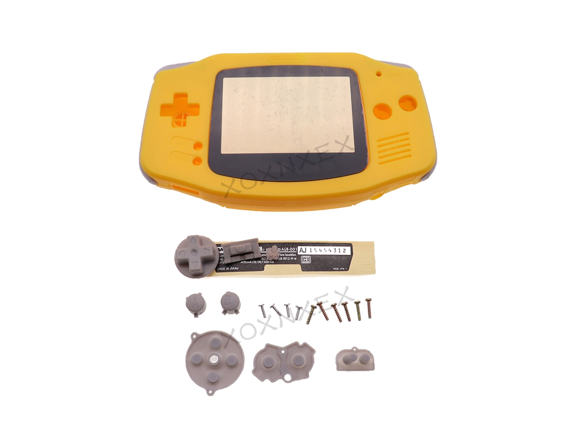 Capa Rígida Para Nintendo Game Boy Gba, Com Lente De Tela, Carcaça Substituível Para O Console Game Boy Advance.