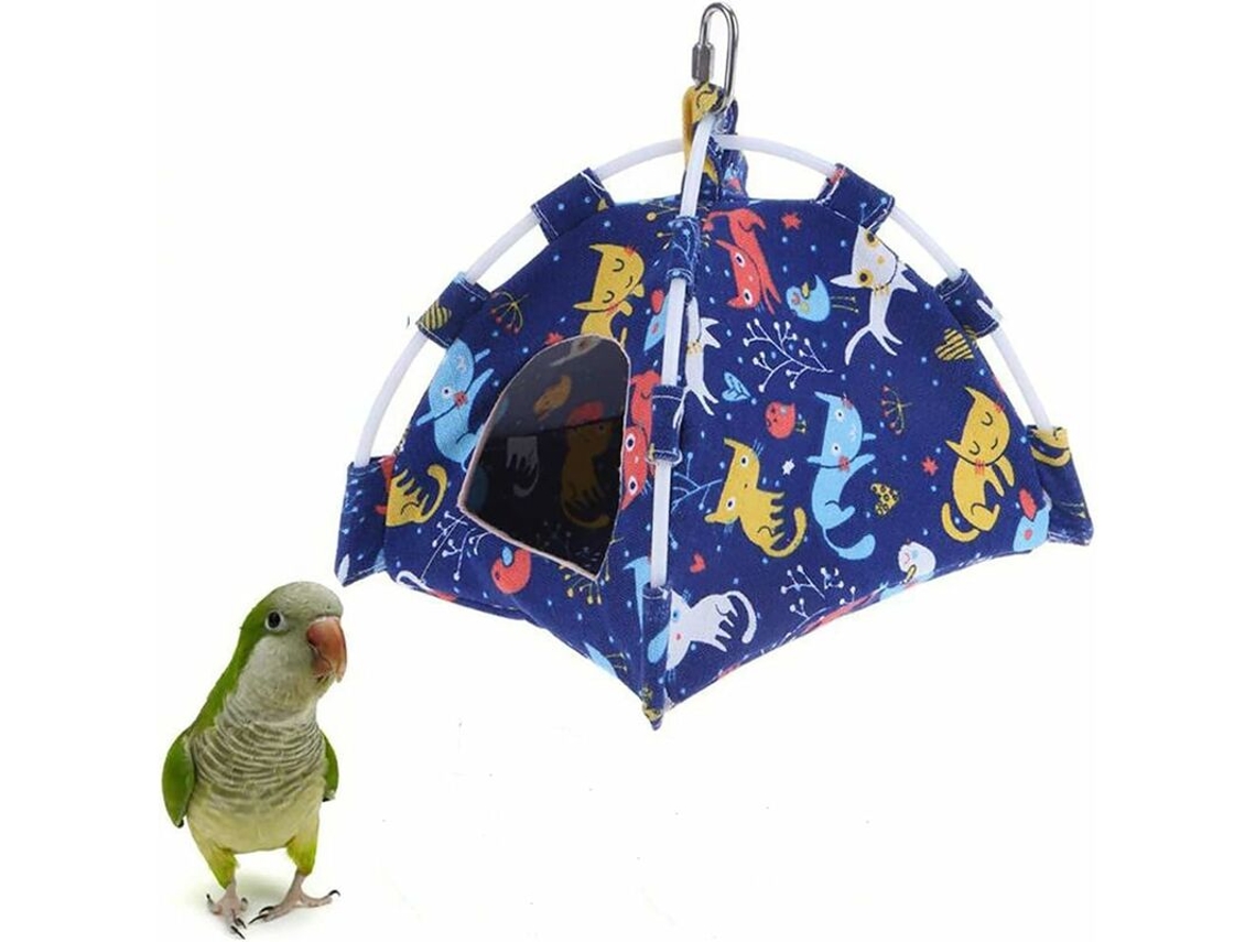 Ninho AQUAFORGE Suspenso, Tenda Triangular Quente, Lavável, para Gaiolas de Papagaio, Periquito, Cacatua, Canário