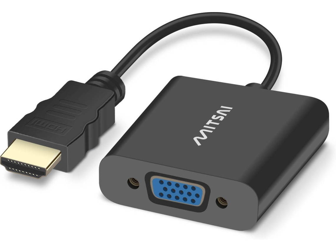 Adaptador MITSAI HDMI para VGA (Outlet Caixa Aberta - Mini e Micro HDMI)