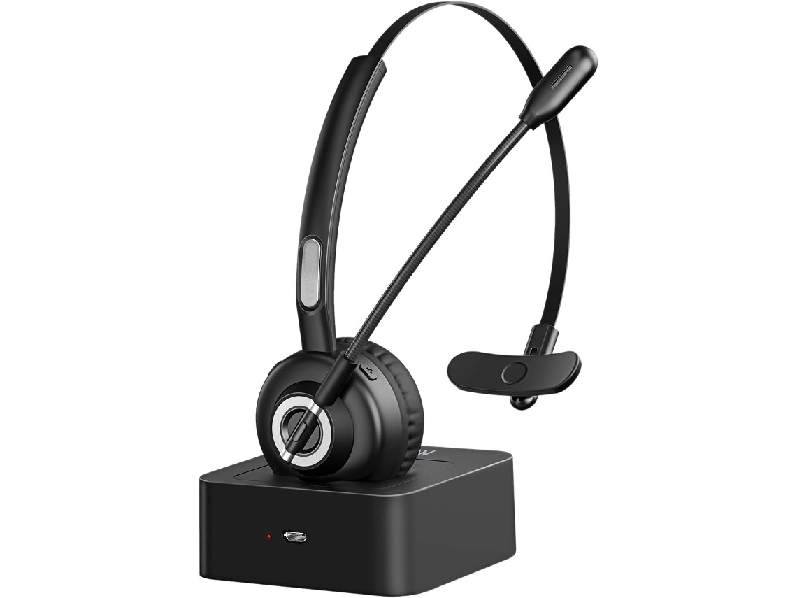 Fone De Ouvido Bluetooth Para Caminhoneiros Sem Microfone, Com Base