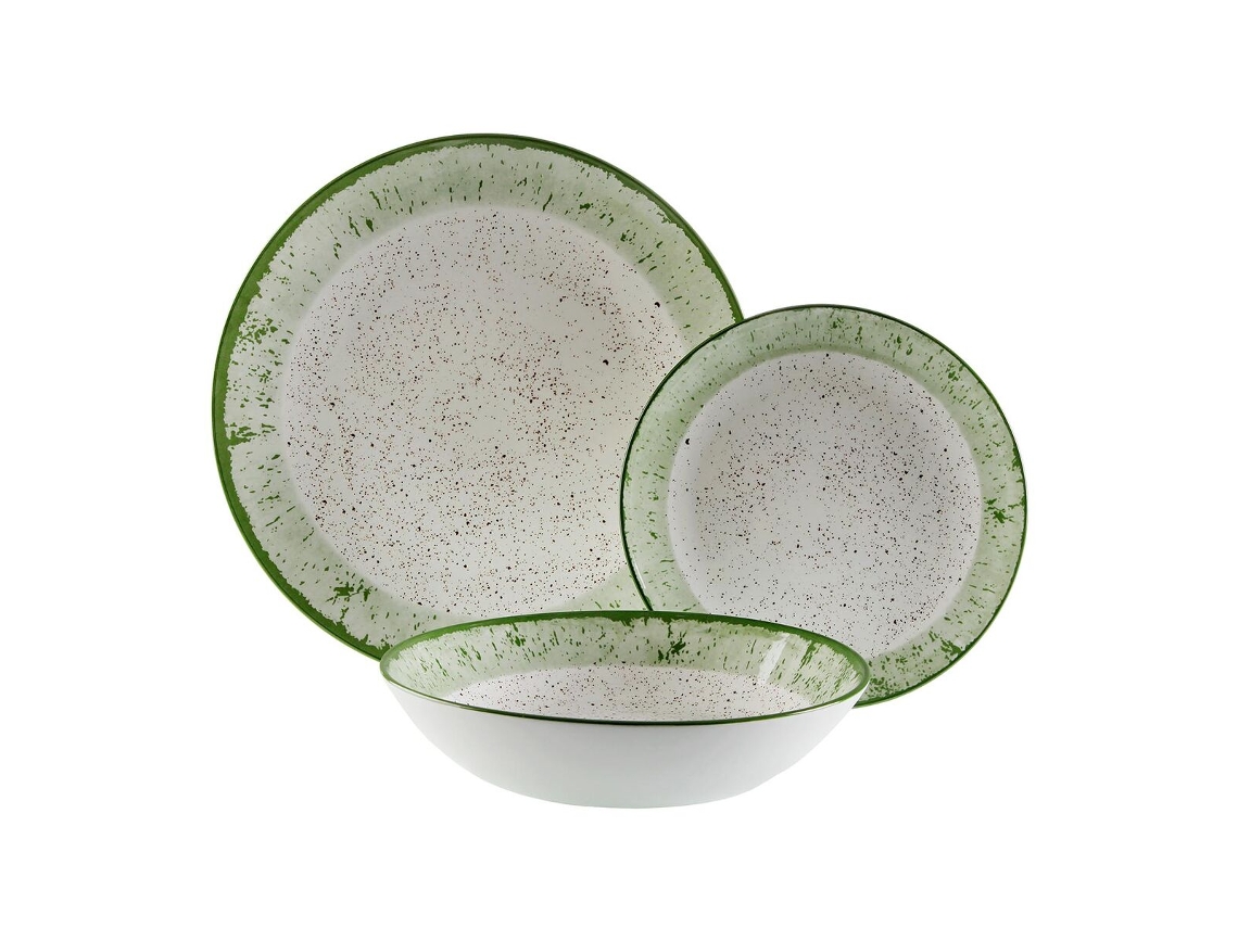 Louça Versa 22450051 (verde - Porcelana - 18 Peças)
