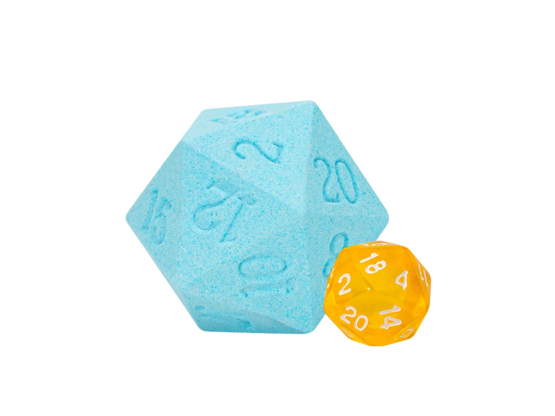 Bomba De Banho Com Dados Poliédricos 100g Para Banho De Spa