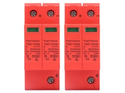 Dispositivos de proteção SPD Fxd1 PV40 40ka 2p YURU para sistemas fotovoltaicos (DC Rail)