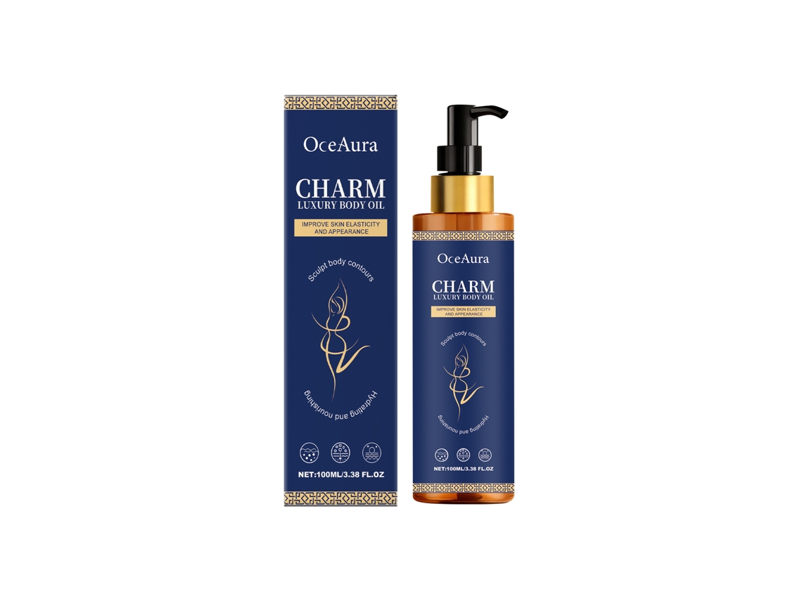 Óleo Corporal Oceaura da LAXISCREED para Melhorar Elasticidade e Hidratação da Pele