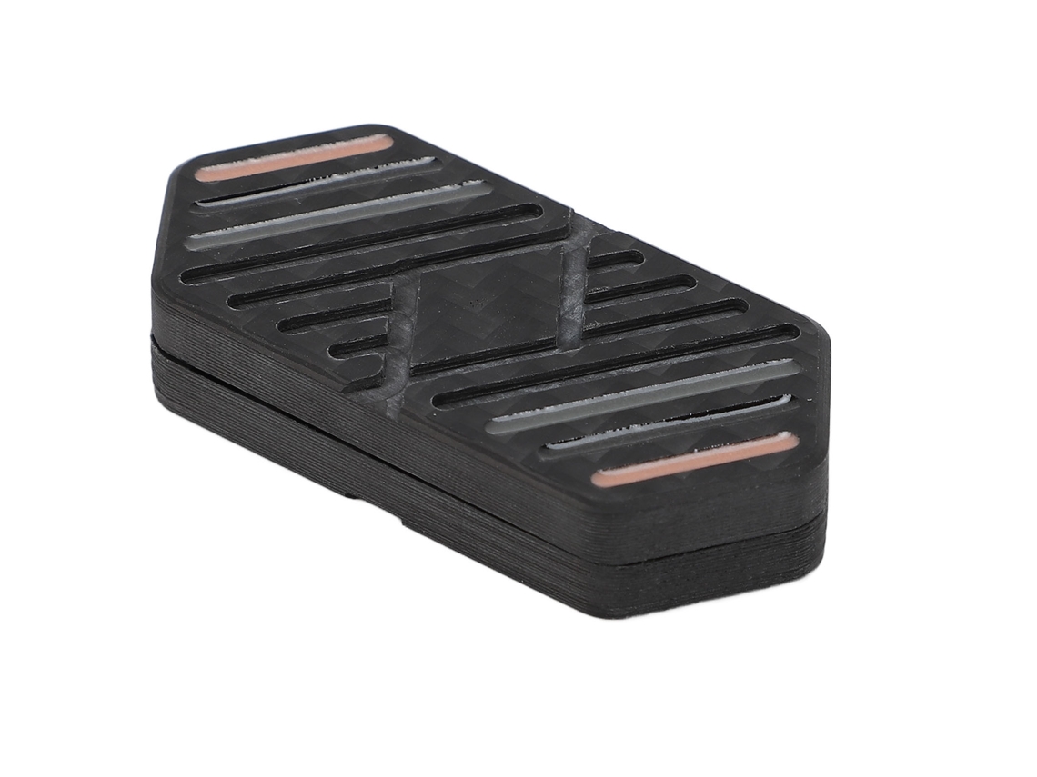 Rebe - Brinquedo deslizante portátil de fibra de carbono luminoso para os dedos, ideal para escritório e casa.