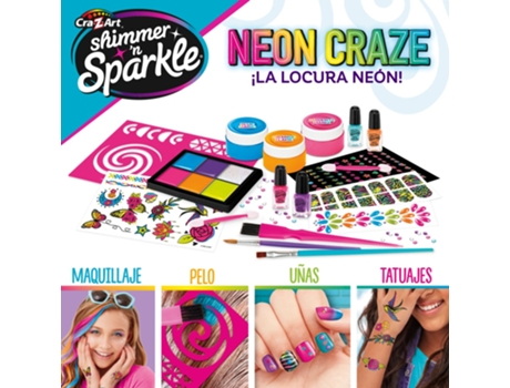 Conjunto de beleza 4 em 1 Neon Craze SHIMMER 'N SPARKLE