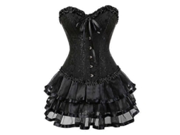 Conjunto de Corset Overbust Veloriskku