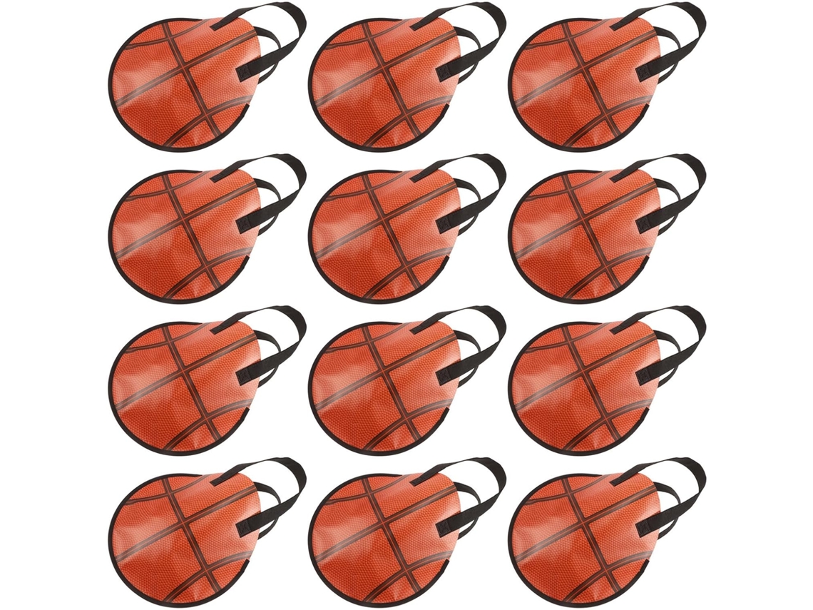 Pacote De Presente Com 12 Bolas De Basquete Redondas De Tecido Não Tecido
