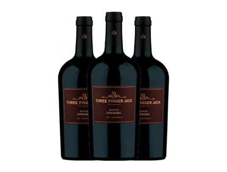 Vinho THREE FINGERS Old Vine Zinfandel Lodi (0.75 L - 3 Unidades)