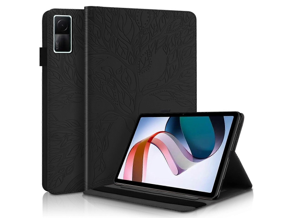 Capa Tablet Em Pele Pu E Tpu Com Suporte E Antirriscos Para Xiaomi Redmi Pad 10 Elysve