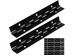 Dobradiças De Piano Iplusmile Com Instalação Suave E Fácil Para Móveis Armário, Em Ferro Reforçado, Conjunto De 6 Peças