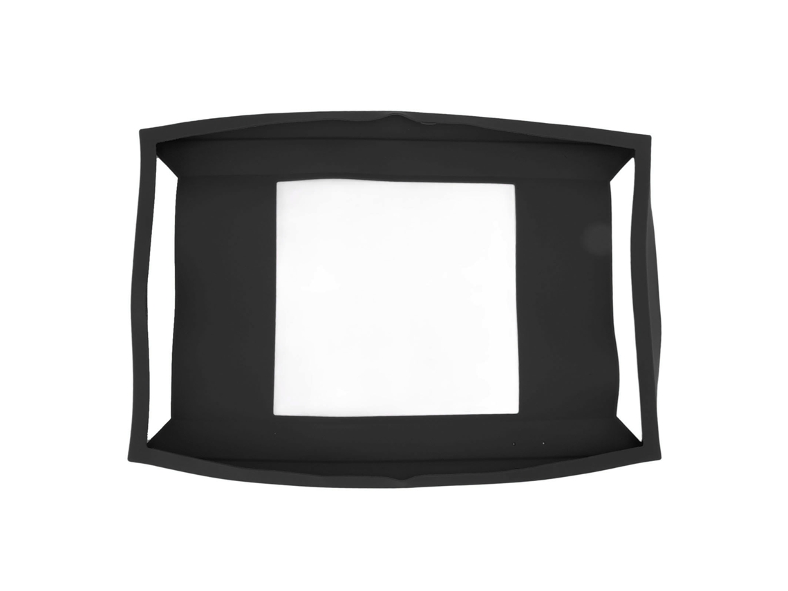 Capa Protetora De Silicone À Prova Poeira, Água E Quedas Para Smart Display Show 15, Preta. Tuotuo