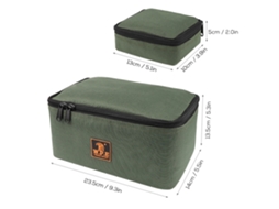 Bolsa de Pesca com 4 Saches para Lures e Molinetes