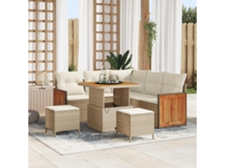 Vidaxl Conjunto De Sofá De Jardim 8 Unid. 8-número De Lugares