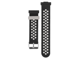 Pulseira De Silicone Para Relógio Inteligente, Respirável, À Prova De Suor, Ajustável Para Fit 2, Preta/cinza Ly Ebike