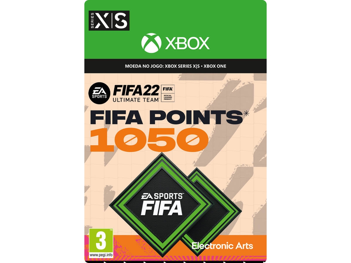 Cartão FIFA 22 1050 Pontos (Formato Digital)