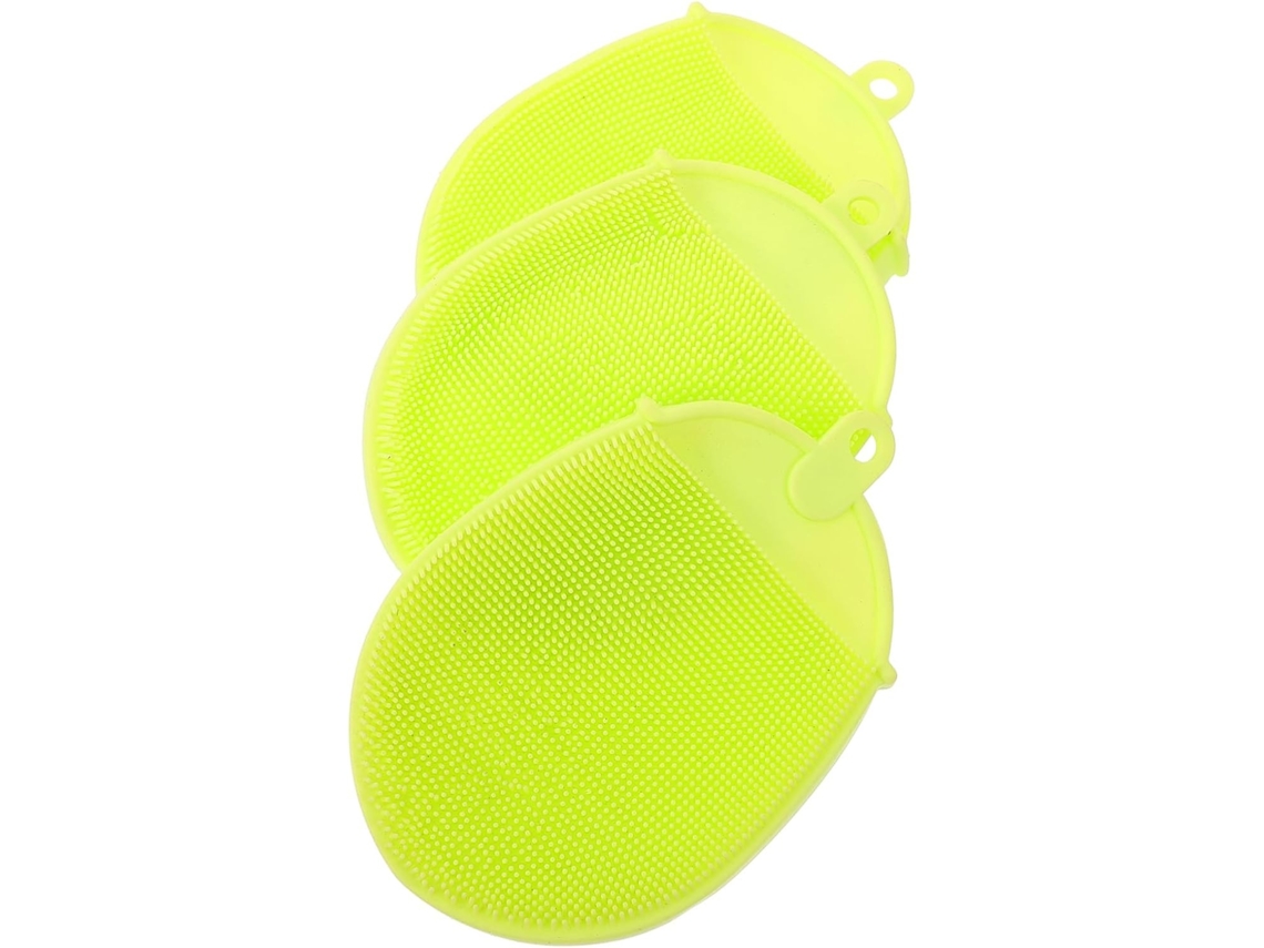 Lurelia Conjunto De 3 Escovas De Banho Para Bebé, Silicone Macio, Escovagem A Seco E Massagem Suave, Uso Diário Prático