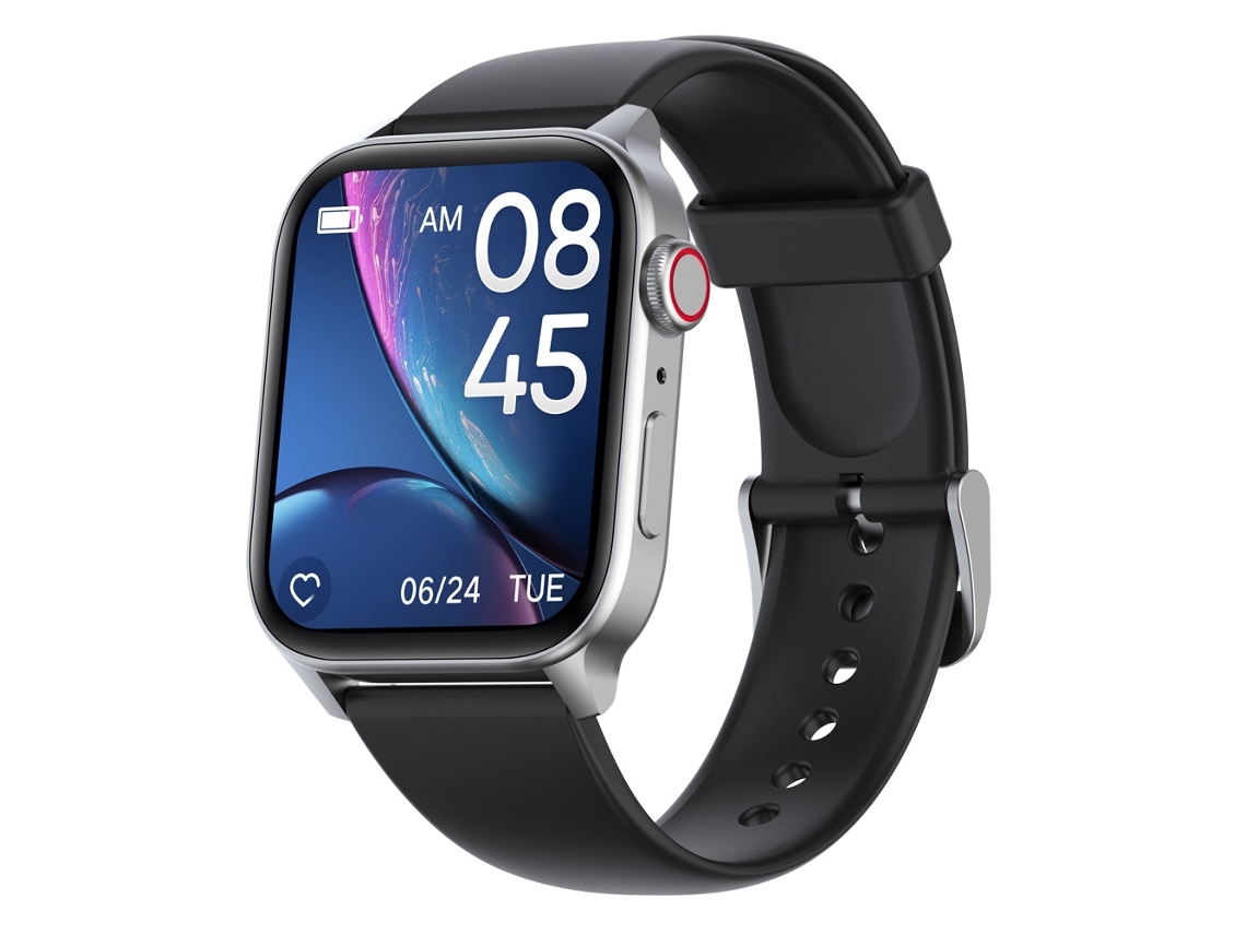 Smartwatch Dm07 Cinzento Prateado
