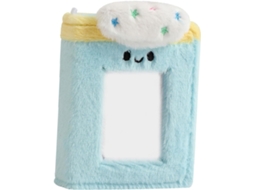 Cabilock Album Photo Peluche Doux 3 Pouces Bleu Album Photo De Cartes Postales Pochettes Pvc Résistantes