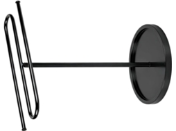Suporte Para Toalha De Mão Compacto Com Base Ponderada Em Formato S Acessórios Banheiro