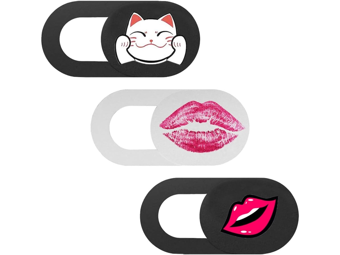 Kit Com 3 Peças De Capa Protetora Para Webcam, Compatível Com Computador
