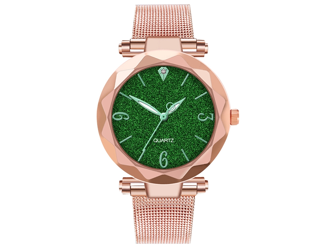 Reloj De Cuarzo Para Homens E Mulheres Com Pulseira De Aço. Mostrador Colorido. Reloj De Pulseira Para Casais.