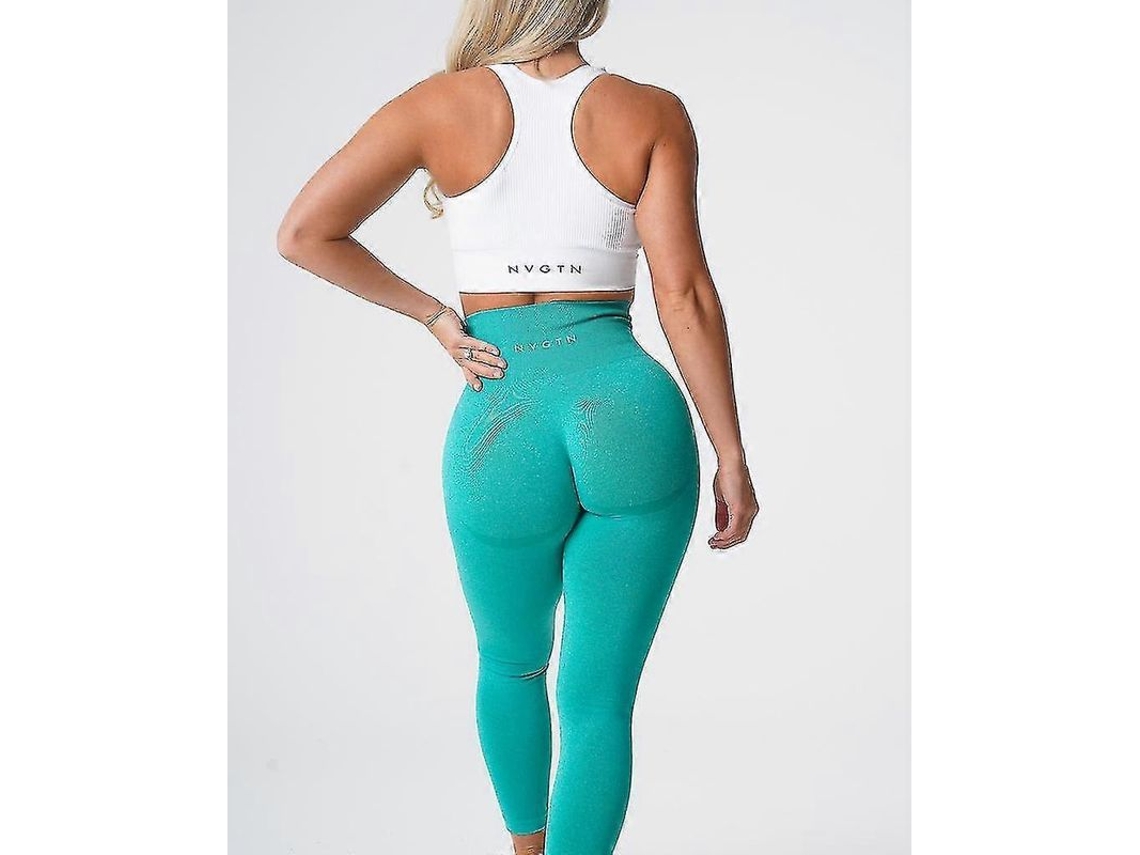 _calcinha Legging Nvgtn Sem Costura Speckled Spandex Feminina Alto Bumbum Soft Academia Yoga