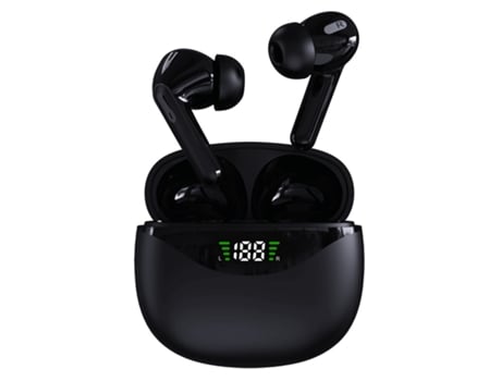 Auriculares Bluetooth True Wireless SENLIN com Exibição de Energia Led com Estojo de Carregamento Ipx5 À Prova D'Água Preto