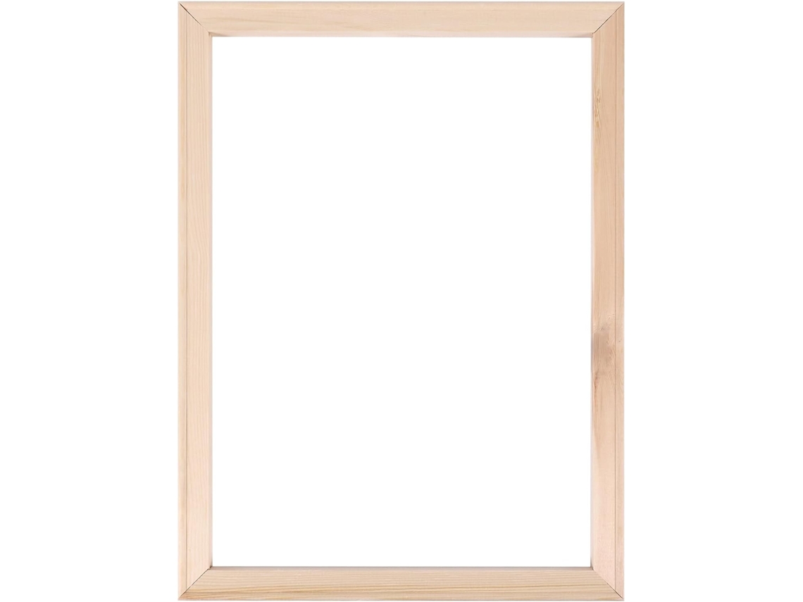 Moldura De Madeira 40x30cm Para Trabalhos Artísticos Diy, Ideal Para Decoração De Casa, Pinturas Dig Gokoco