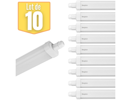 Conjunto de 10 Leds À Prova D'Água 60W 4000K Ip65 BRAYTRON